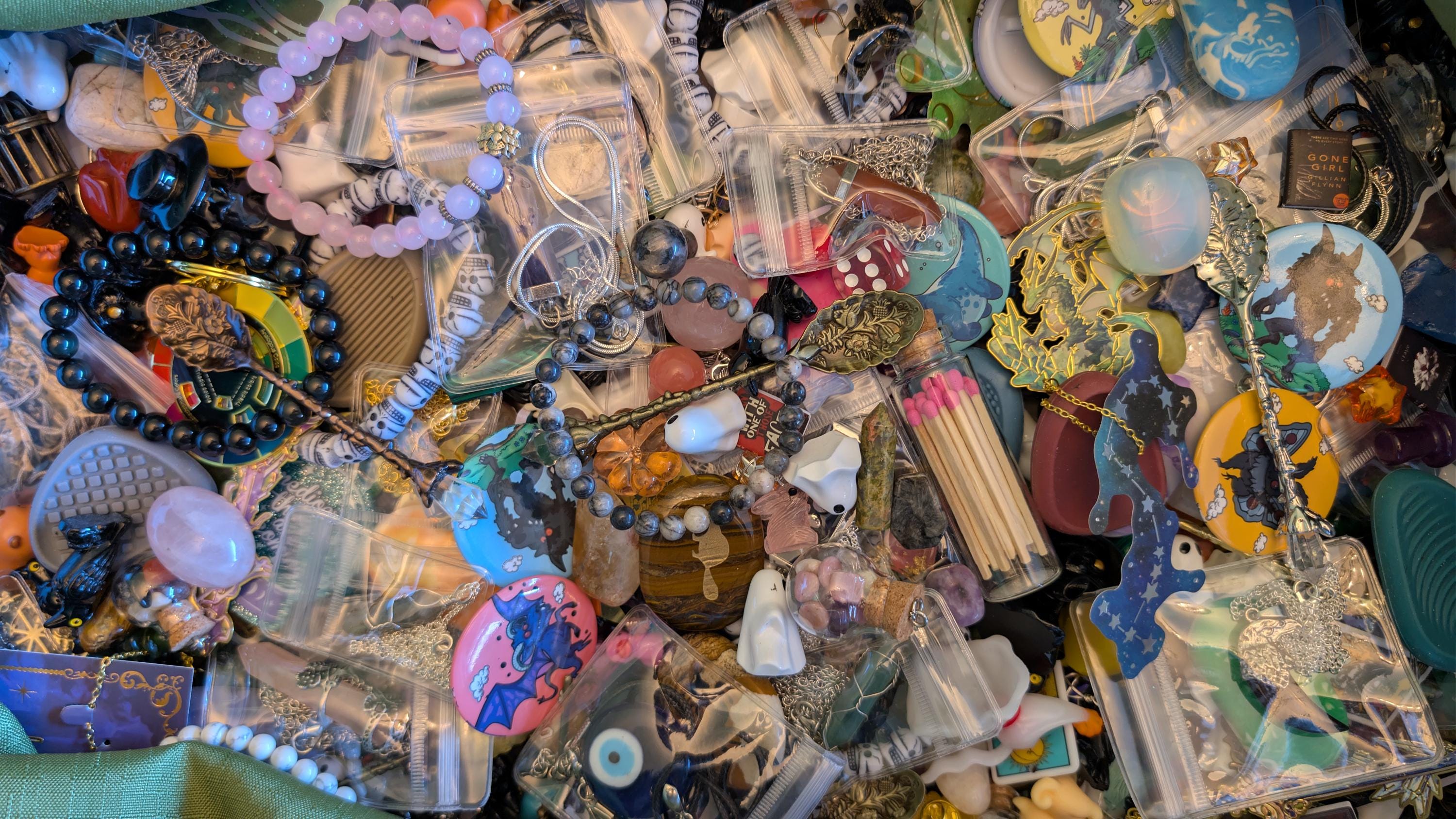 The Scoopothecary's Large Mystery Scoop: Witchy Confetti, Crystals, Jewelry, and Fun Curios