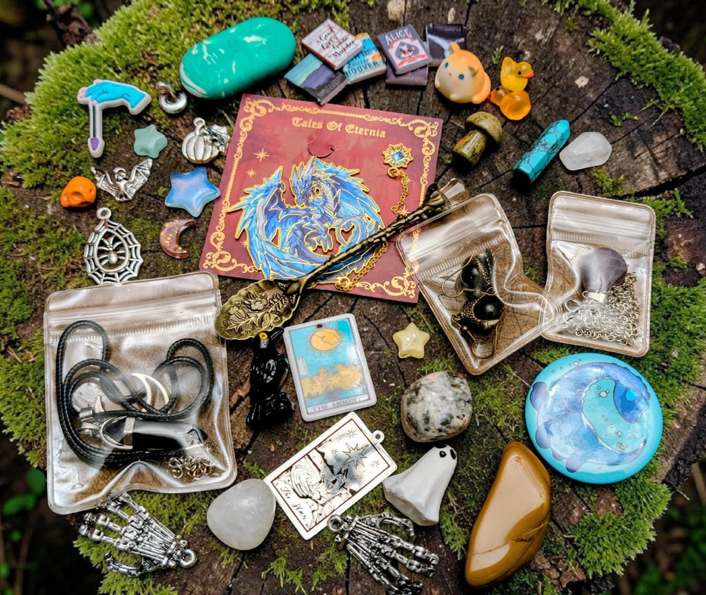 The Scoopothecary's Large Mystery Scoop: Witchy Confetti, Crystals, Jewelry, and Fun Curios