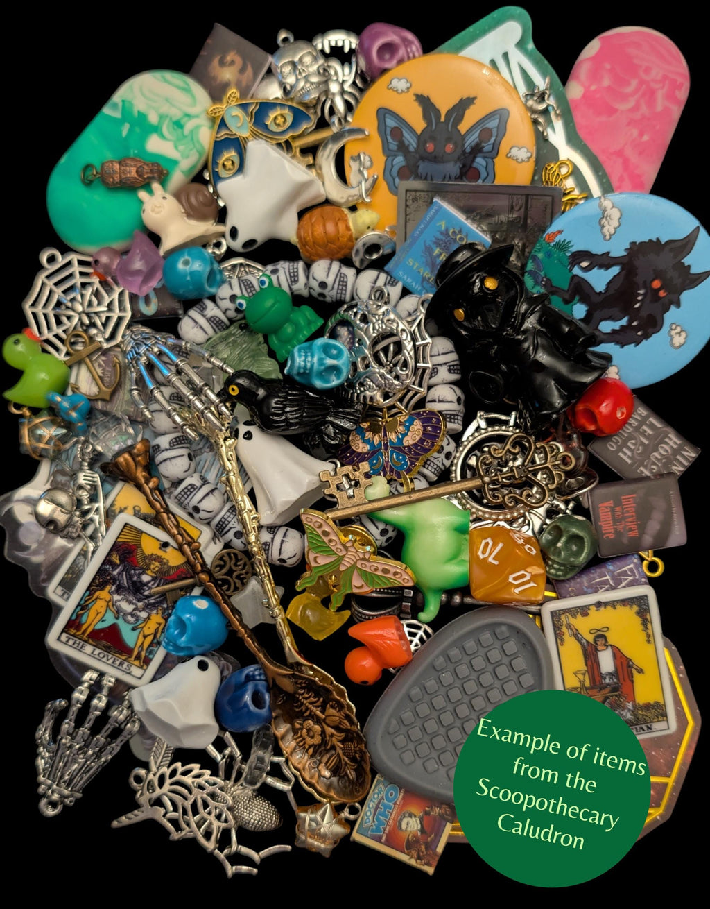 The Scoopothecary's Large Mystery Scoop: Witchy Confetti, Crystals, Jewelry, and Fun Curios