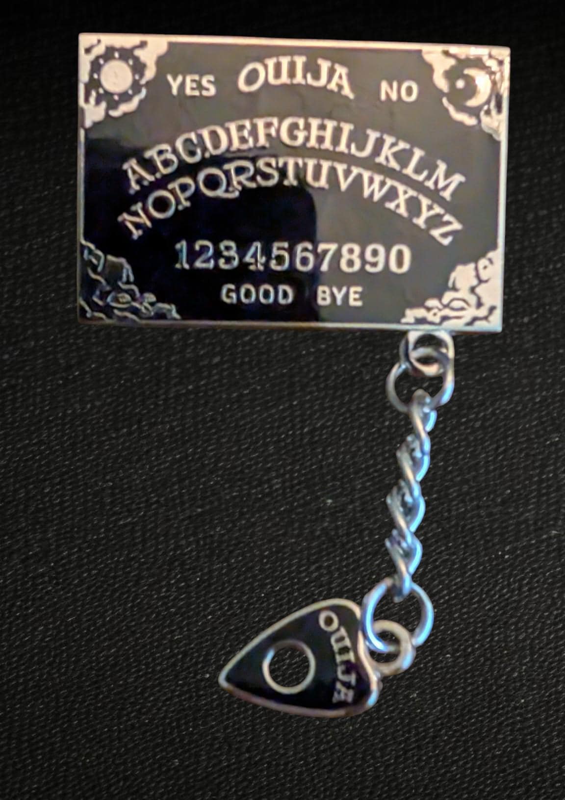 Ghost Divination Scoop: White Jade Ghost, Amethyst, Ouija Pin, Sage