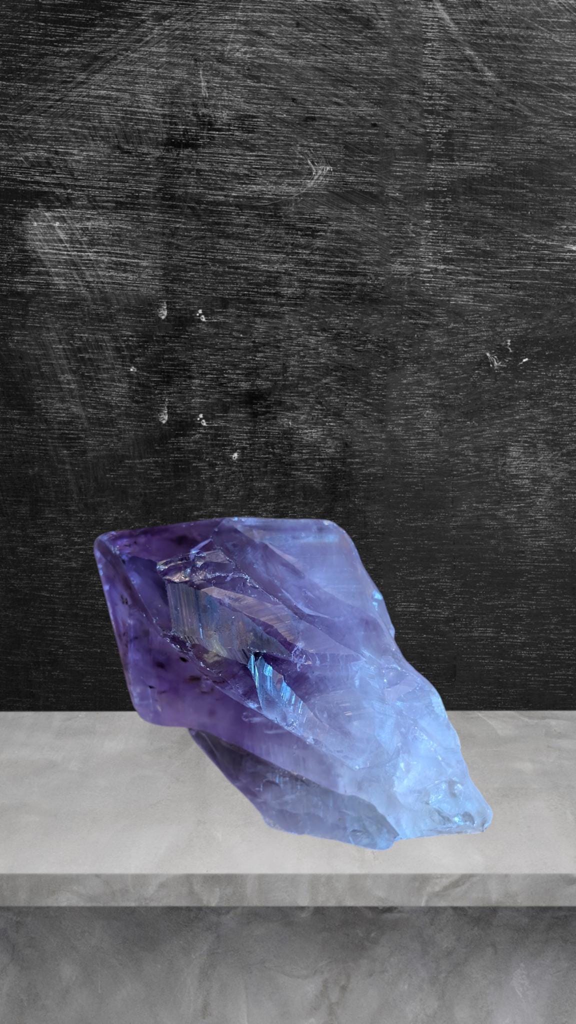 Ghost Divination Scoop: White Jade Ghost, Amethyst, Ouija Pin, Sage